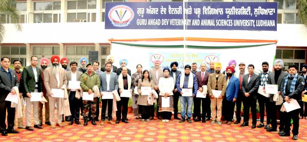 Faculty honored for their achievements in different activities on Celebration of Republic Day on 26-1-2023